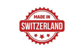 Made In Switzerland Rubber Stamp vector