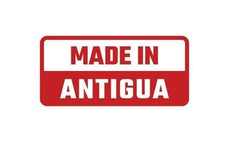 Made In Antigua Rubber Stamp vector