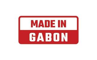 Made In Gabon Rubber Stamp vector