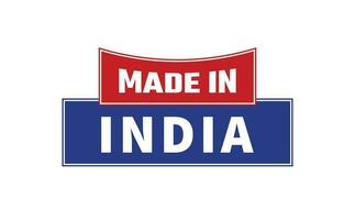 Made In India Seal Vector