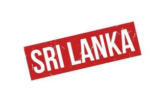 Sri Lanka Rubber Stamp Seal Vector