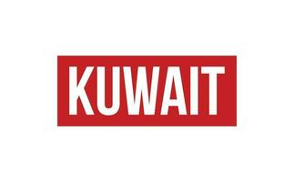 Kuwait caucho sello sello vector