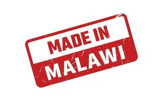 Made In Malawi Rubber Stamp vector