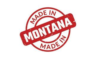 Made In Montana Rubber Stamp vector