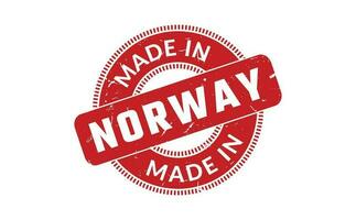 Made In Norway Rubber Stamp vector