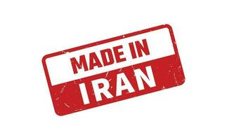 Made In Iran Rubber Stamp vector