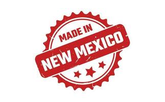 Made In New Mexico Rubber Stamp vector