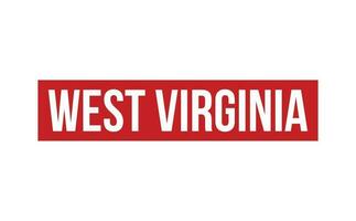 West Virginia Rubber Stamp Seal Vector