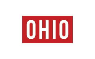 Ohio Rubber Stamp Seal Vector