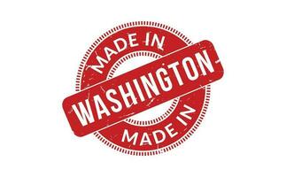 Made In Washington Rubber Stamp vector