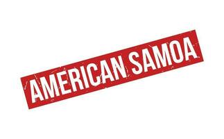 americano Samoa caucho sello sello vector