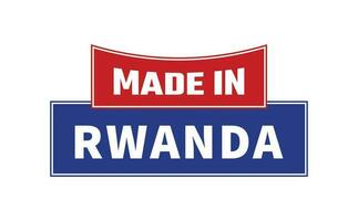 Made In Rwanda Seal Vector
