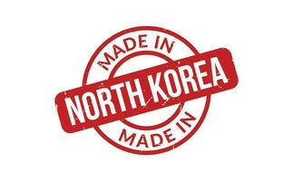 Made In North Korea Rubber Stamp vector