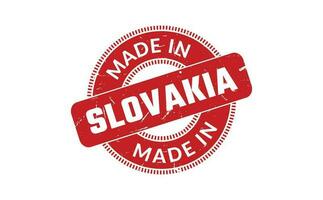 Made In Slovakia Rubber Stamp vector