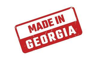 Made In Georgia Rubber Stamp vector