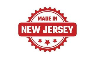 Made In New Jersey Rubber Stamp vector