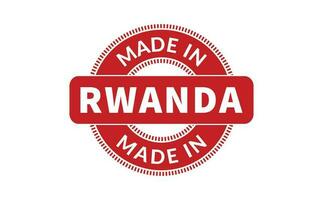 Made In Rwanda Rubber Stamp vector