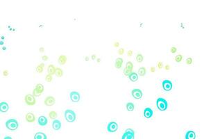 Light Blue, Yellow vector template with circles.