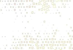 Light Yellow, Orange vector backdrop with dots, spots, cubes.