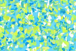 Light Blue, Yellow vector pattern with chaotic shapes.