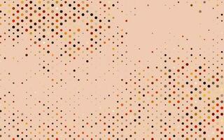 Light Yellow, Orange vector pattern with spheres.