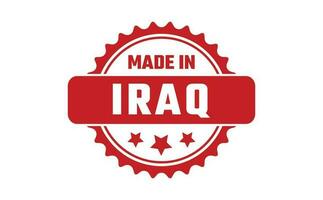 Made In Iraq Rubber Stamp vector