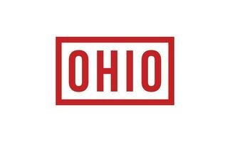 Ohio Rubber Stamp Seal Vector
