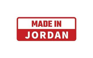 Made In Jordan Rubber Stamp vector