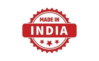 Made In India Rubber Stamp vector