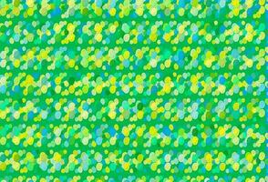 patrón de vector azul claro, amarillo con formas de burbujas.