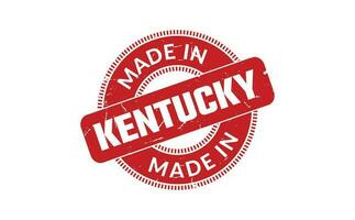 hecho en Kentucky caucho sello vector