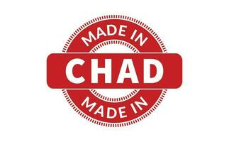 Made In Chad Rubber Stamp vector