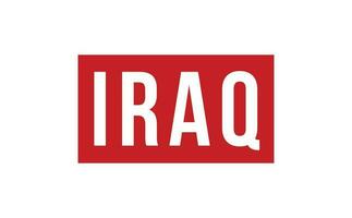 Irak caucho sello sello vector