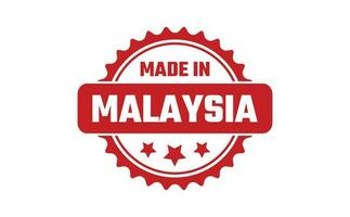 Made In Malaysia Rubber Stamp vector