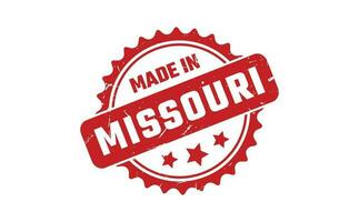 Made In Missouri Rubber Stamp vector