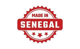 Made In Senegal Rubber Stamp vector