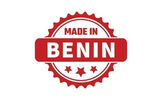 Made In Benin Rubber Stamp vector