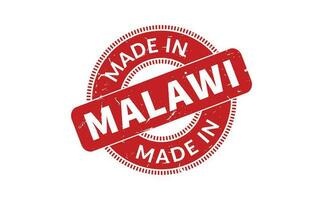 Made In Malawi Rubber Stamp vector