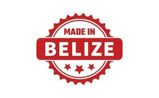 Made In Belize Rubber Stamp vector