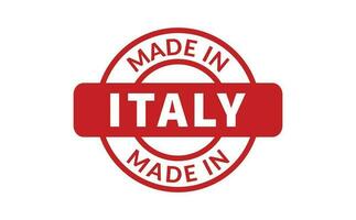 Made In Italy Rubber Stamp vector