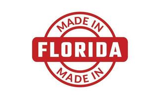 Made In Florida Rubber Stamp vector