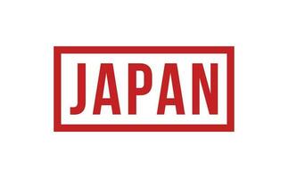 Japón caucho sello sello vector