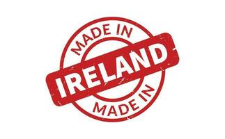 Made In Ireland Rubber Stamp vector