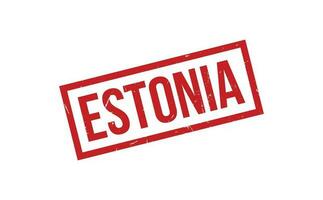 Estonia caucho sello sello vector