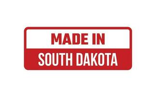 Made In South Dakota Rubber Stamp vector