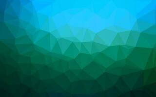 Dark Blue, Green vector blurry triangle pattern.