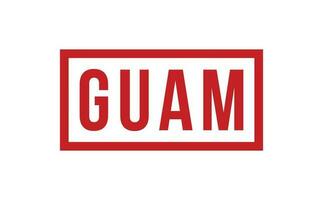 guam caucho sello sello vector