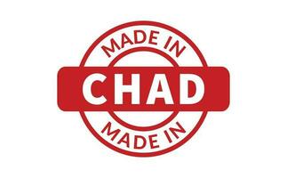 Made In Chad Rubber Stamp vector