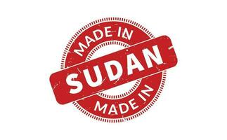 Made In Sudan Rubber Stamp vector