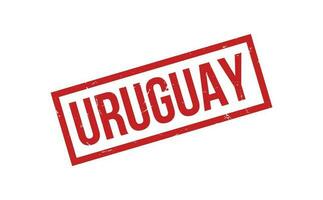 Uruguay caucho sello sello vector